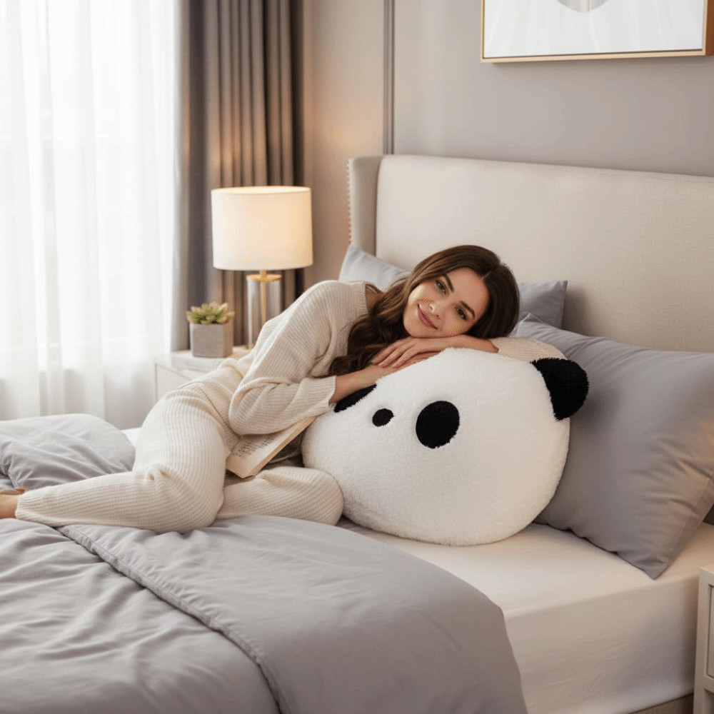 PINOU Plush Panda เบาะ รูปที่ 8
