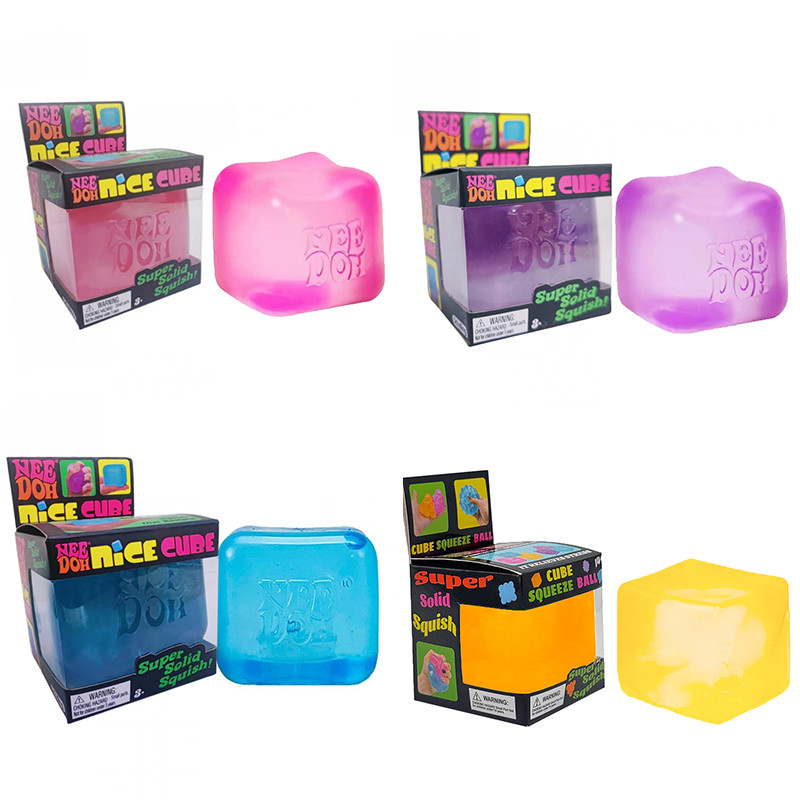 Needoh Nice Cube Squishy Fidget ของเล่น Schylling รูปที่ 7