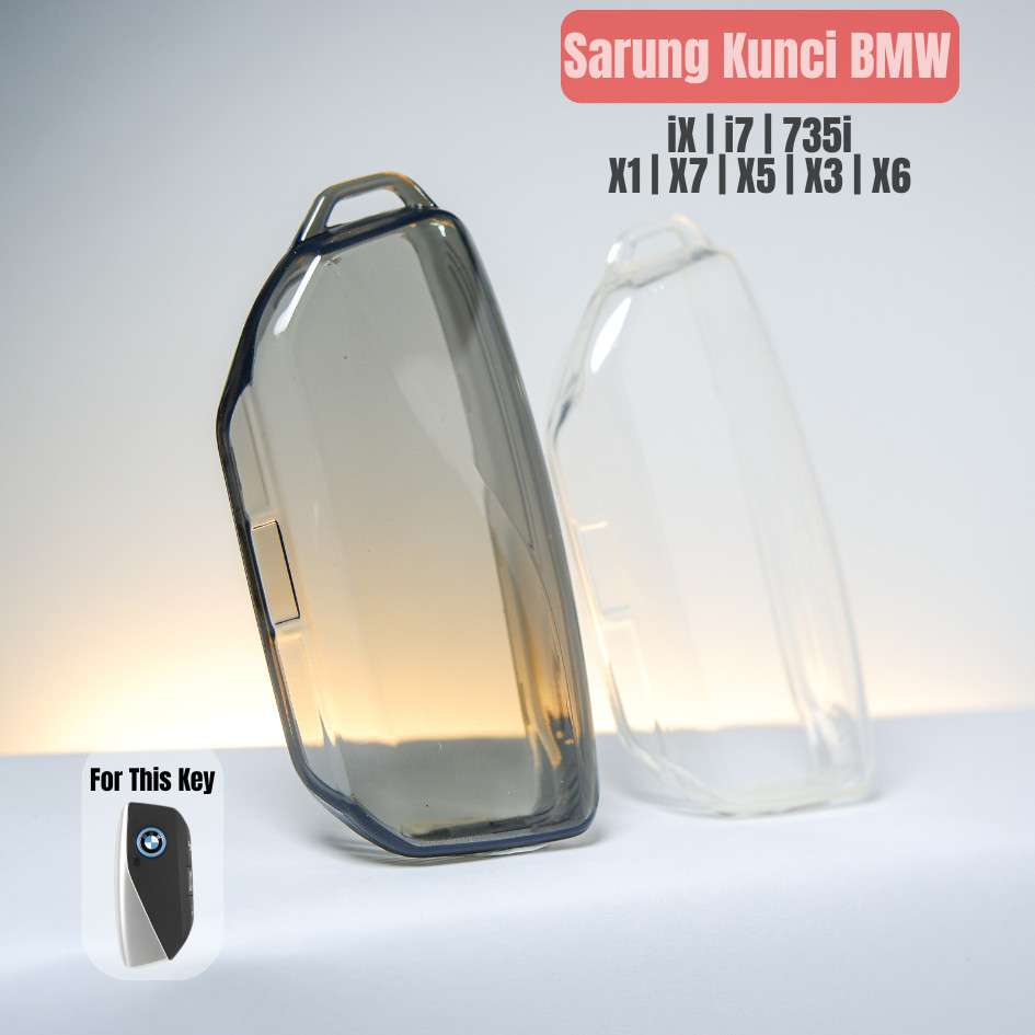 เคสกุญแจ BMW X5, X3, X1, iX, i7, X6, X7, 735i – TPU โปร่งใส