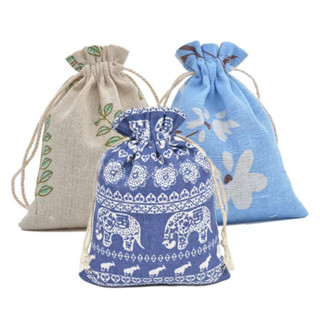 กระเป๋าผ้า🐘 (เชือกรูด) ของชำร่วย ของฝาก ของที่ระรึก ของไทยๆ …