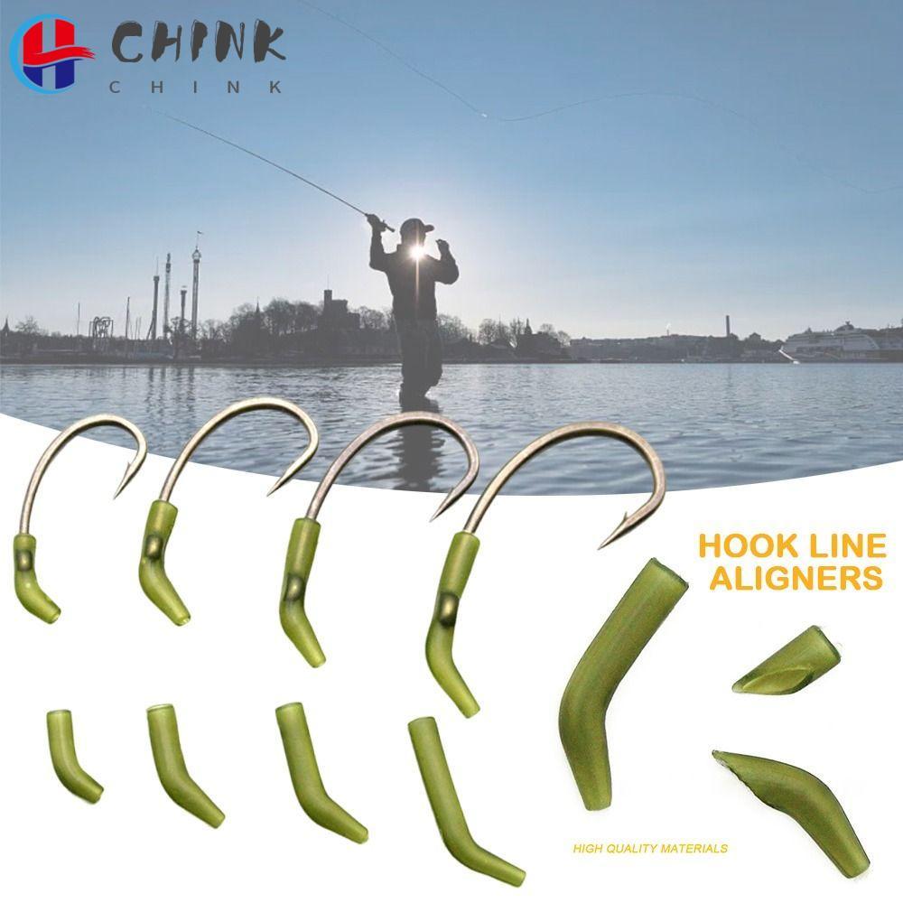 CHINK 30 ชิ้น D Rig Kickers, Kickers Hook Aligners แขนปลาคาร์พตะขอตกปลา, Kickers Sleeve Rigs ปลาคาร์