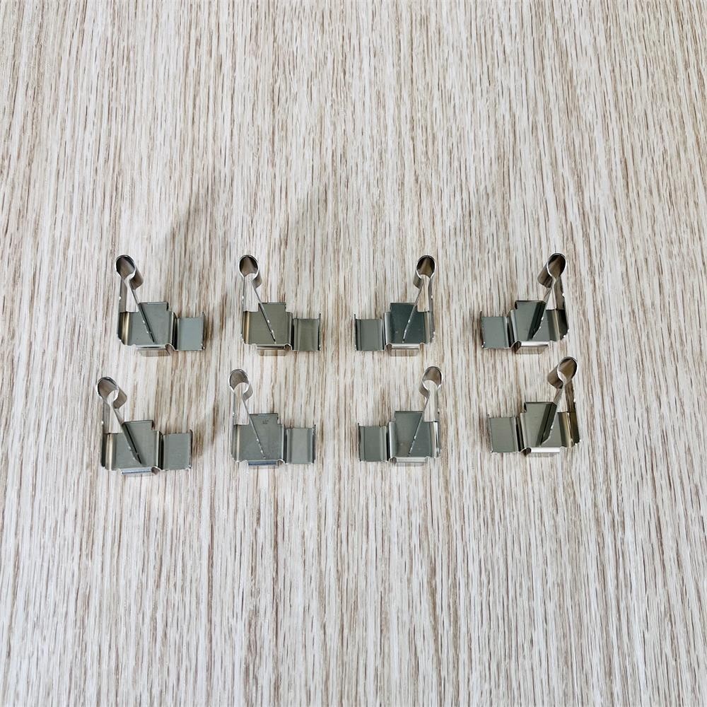 1 ชุด 8 ชิ้นเบรค Pad คลิปใช้งานร่วมกับ 2005-2015 Toyota Innova เบรค Fitting Kit 04947-0K010