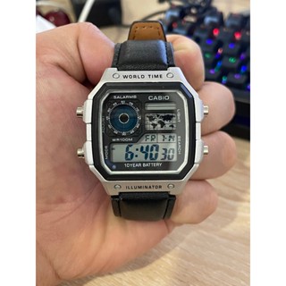 NSTART นาฬิกาแฟชั่นกีฬาดิจิตอล AE-1200WH-1A