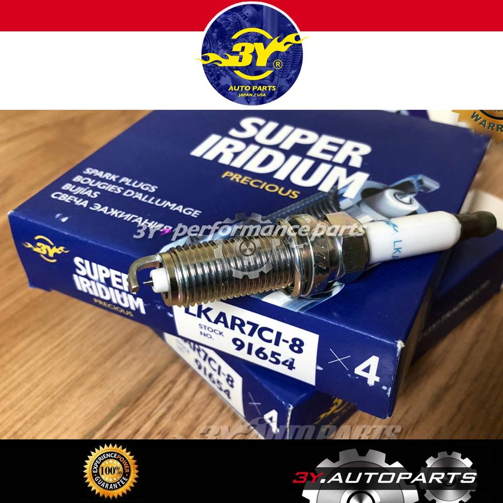 100% ของแท้ LKAR7CI-8 91654 Super Iridium 3Y Spark Plug สําหรับ Toyota/ Nissan/ Perodua/ Subaru/ Maz