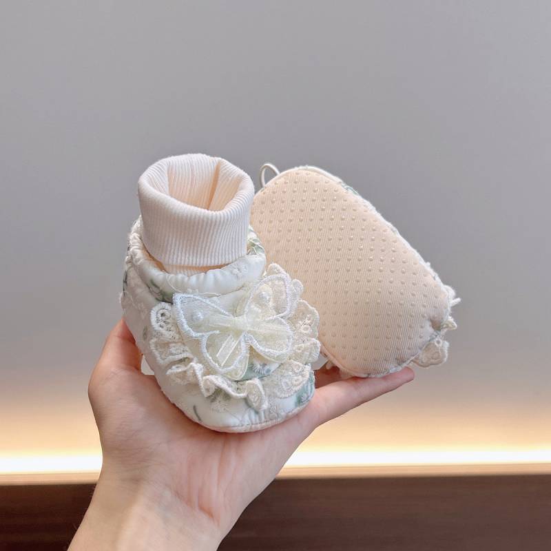 Baby Shoes Spring and Autumn Non-Slip Soft Bottom Baby Girl Princess Shoes No Drop Baby Shoes BLiN