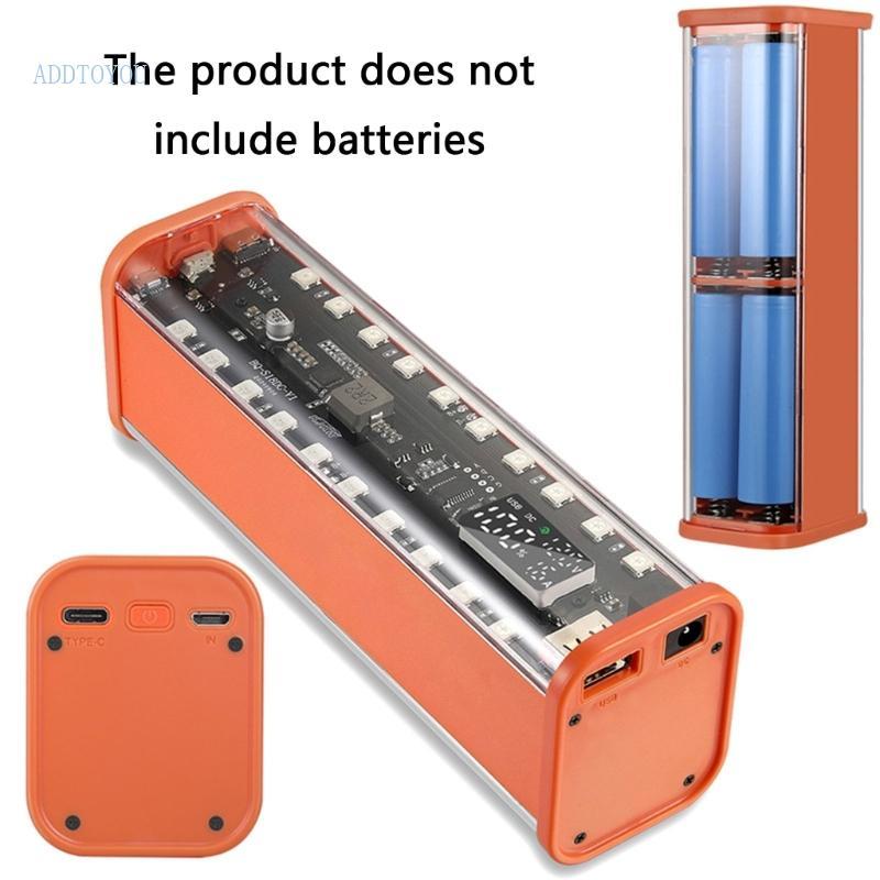 3C 8Slot 18650 กรณีปรับ DC5V-12V แหล่งจ่ายไฟสําหรับ Electronics