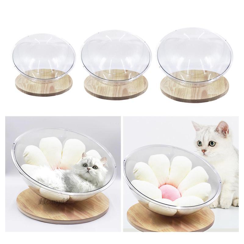 [Homyl1] Space Capsule Bed All Seasons Acrylic Activity Center คอนโดแมวสําหรับลูกแมว