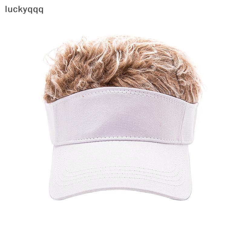 Luckyqqq Casual กระชับผู้ชายผู้หญิง Sun Shade ปรับ Sun Visor เบสบอล Spky ผมวิกผม Spiked วิกผมเบสบอลหมวก well ราคา ถูกที่สุด ดีลบีเคเค แกลเลอรีภาพที่ 9
