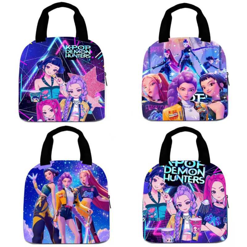 Kpop demon hunters lunch box for kids W3