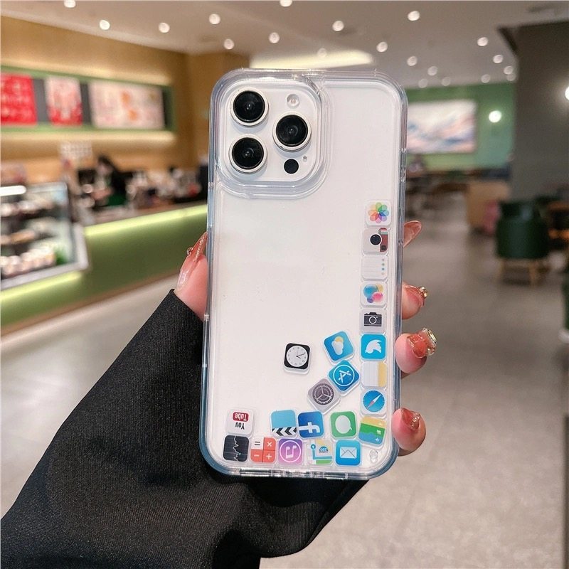 Flowable Liquid โทรศัพท์มือถือเดสก์ท็อป APP ไอคอนสนุกสร้างสรรค์เหมาะสําหรับ ihone16promax Apple 15pr