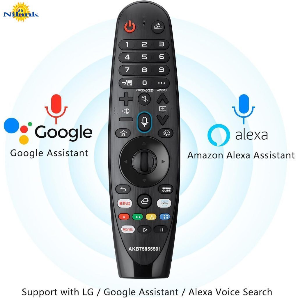 สั่งงานด้วยเสียง/เมาส์ เมาส์ Magic remote รีโมททีวี  FOR LG Smart TV 4k HD RM-L1818 MR18BA MR19BA MR