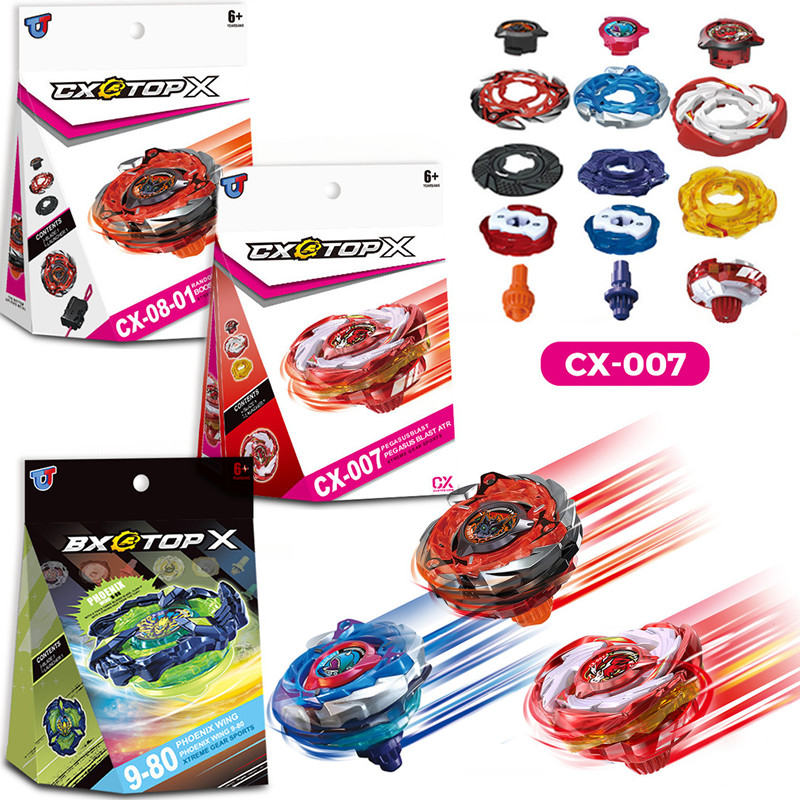 Beyblade X CX-07A สีแดง CX-007A CX-08-01A สีฟ้า CX-08-02A 9-80-A Battle Entry ชุดสําหรับของขวัญเด็ก 