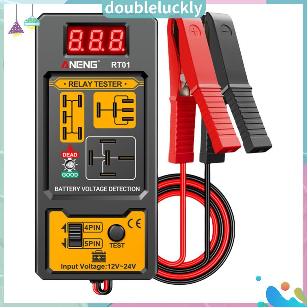 ✿ดล1♣  เครื่องทดสอบรีเลย์ไฟแสดงสถานะ LED 12-24V เครื่องตรวจจับแรงดันไฟฟ้าแบตเตอรี่รถยนต์
