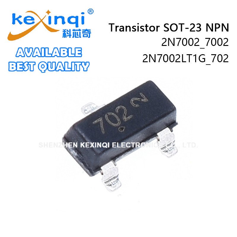 (20 ชิ้น) 2N7002_7002 2N7002LT1G_702 ทรานซิสเตอร์ 7002 706 SOT-23 NPN SMD ชิป Triode