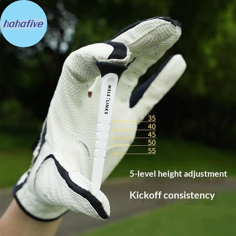 HAHA 12 ชิ้น 45/79 มิลลิเมตร Golf Scale Tees กอล์ฟพลาสติก Tees ออกแบบเพื่อเพิ่มประสิทธิภาพ Golf Shot