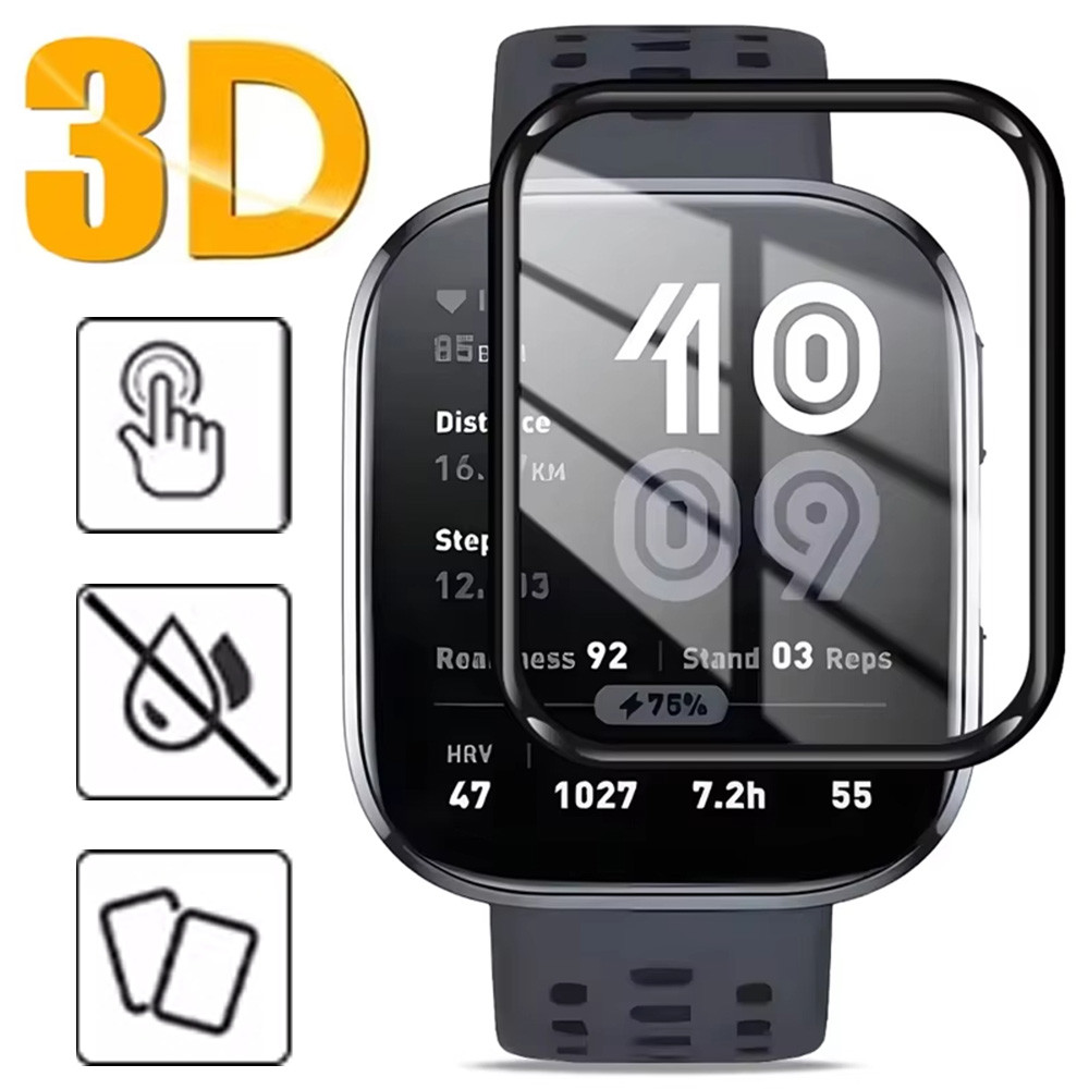 กระจกนิรภัย / ฟิล์มไฮโดรเจลแบบนุ่มสําหรับสมาร์ทวอทช์ Amazfit Bip 6 Anti Gores อุปกรณ์เสริมป้องกันหน้าจอสําหรับ Amazfit Bip 6