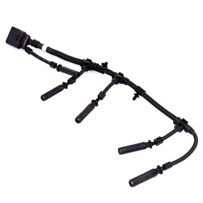 เหมาะสําหรับ Volkswagen Audi 2.5 TDI-2003-2015y Preheating Plug Wire Harness070971277ข ประกันใหม่เอี