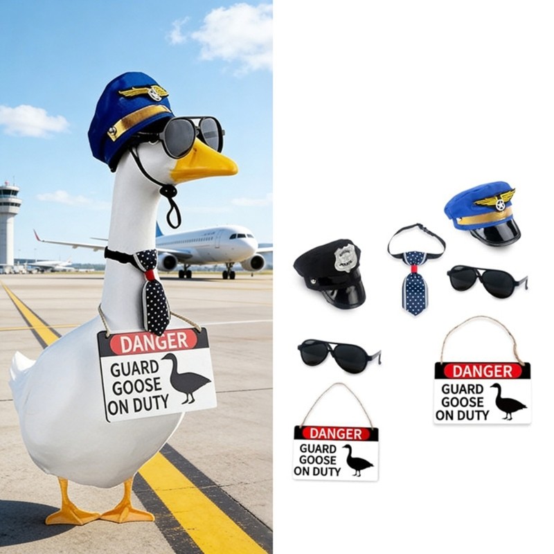 Yu ที่โดดเด่น Geese ชุดสําหรับการออกแบบกลางแจ้งโพลีเอสเตอร์ที่แข็งแกร่งและกระดาษแข็งคําเตือน Geese เ