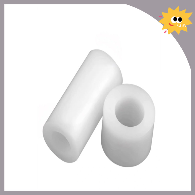 คอลัมน์แยก ABS สีขาว, คอลัมน์แยกฉนวน, คอลัมน์แผ่นพลาสติก 3mm4mm ผ่านคอลัมน์ปลอกไนลอน [CHW]