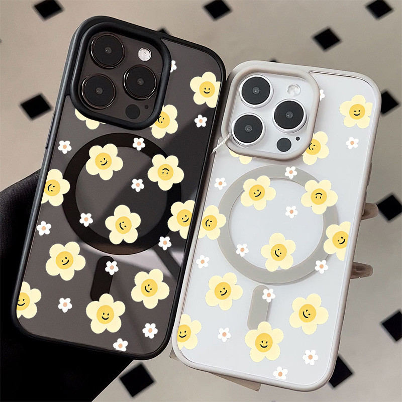 เคสโทรศัพท์แม่เหล็ก PremiumShell Daisy Frosted สำหรับ iPhone 17 Pro/16/15 Plus/14/13 Pro Max/ZYMSCX120