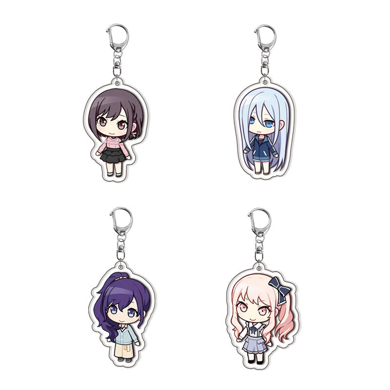 PJSK โครงการ Sekai Nightcord ที่ 25 พวงกุญแจอนิเมะน่ารักสําหรับ Yoisaki Kanade Akiyama Mizuki Shinon