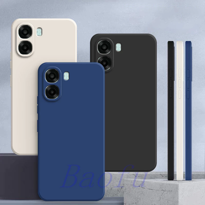 เคส OPPO A6X 5G / A6 5G เคสซิลิโคนสีพื้นเรียบง่าย YT