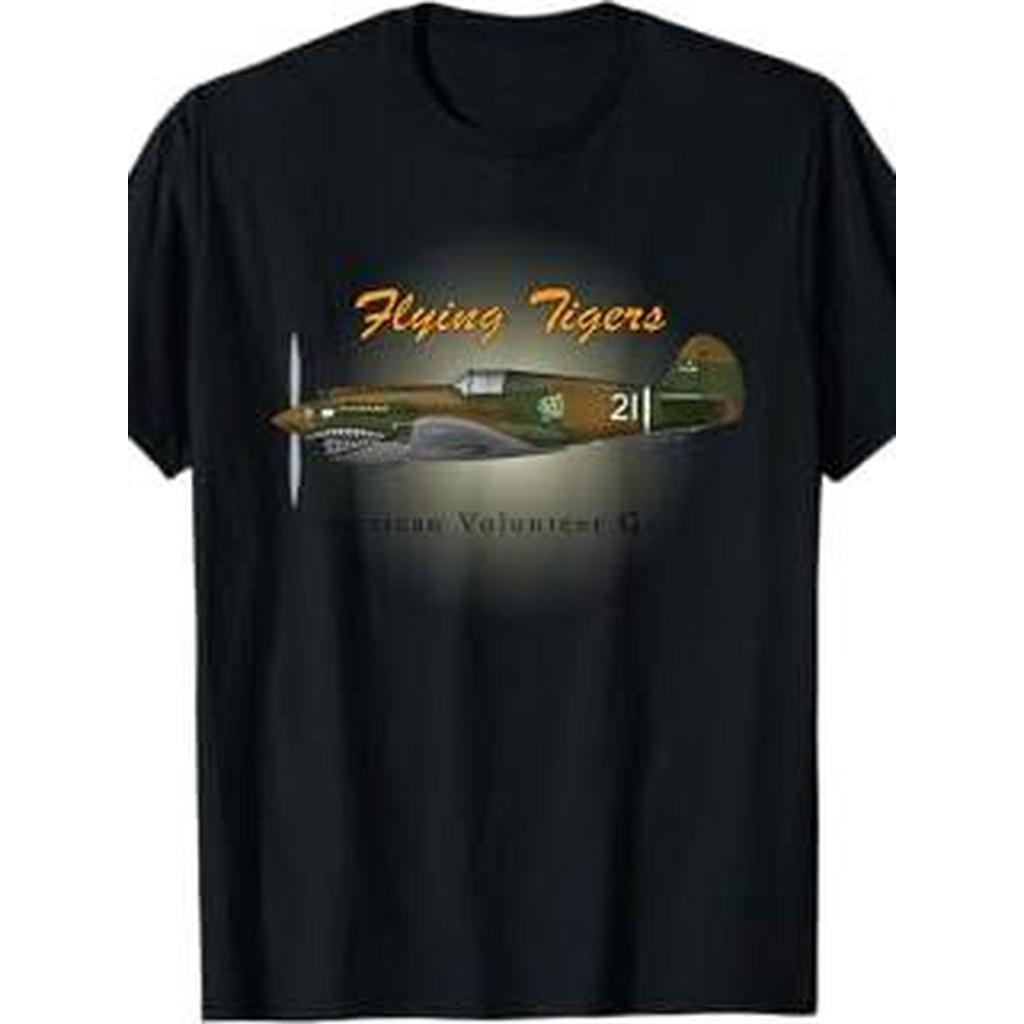 เสื้อยืด US P-40 Flying Tigers 100%