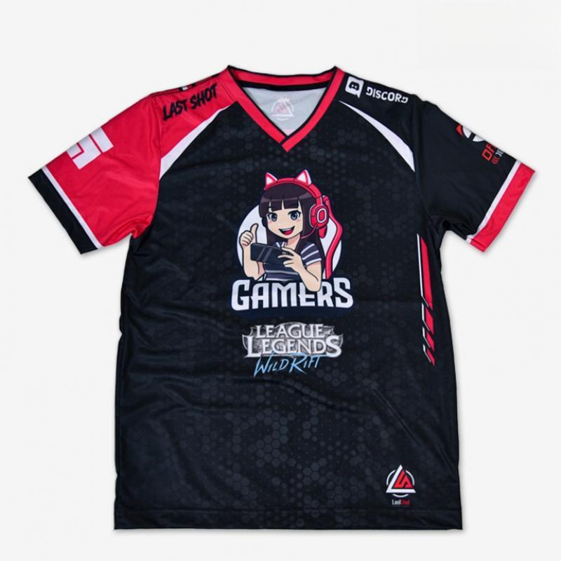 เสื้อเกม E-Sport No.3 Sports FREEFIRE PUBG ROV