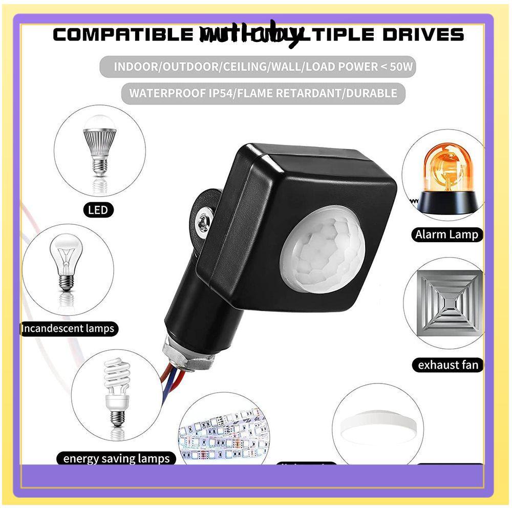 NULLABY PIR Motion Sensor Switch ร่างกายมนุษย์ 12V DC LED Light Sensor Switch