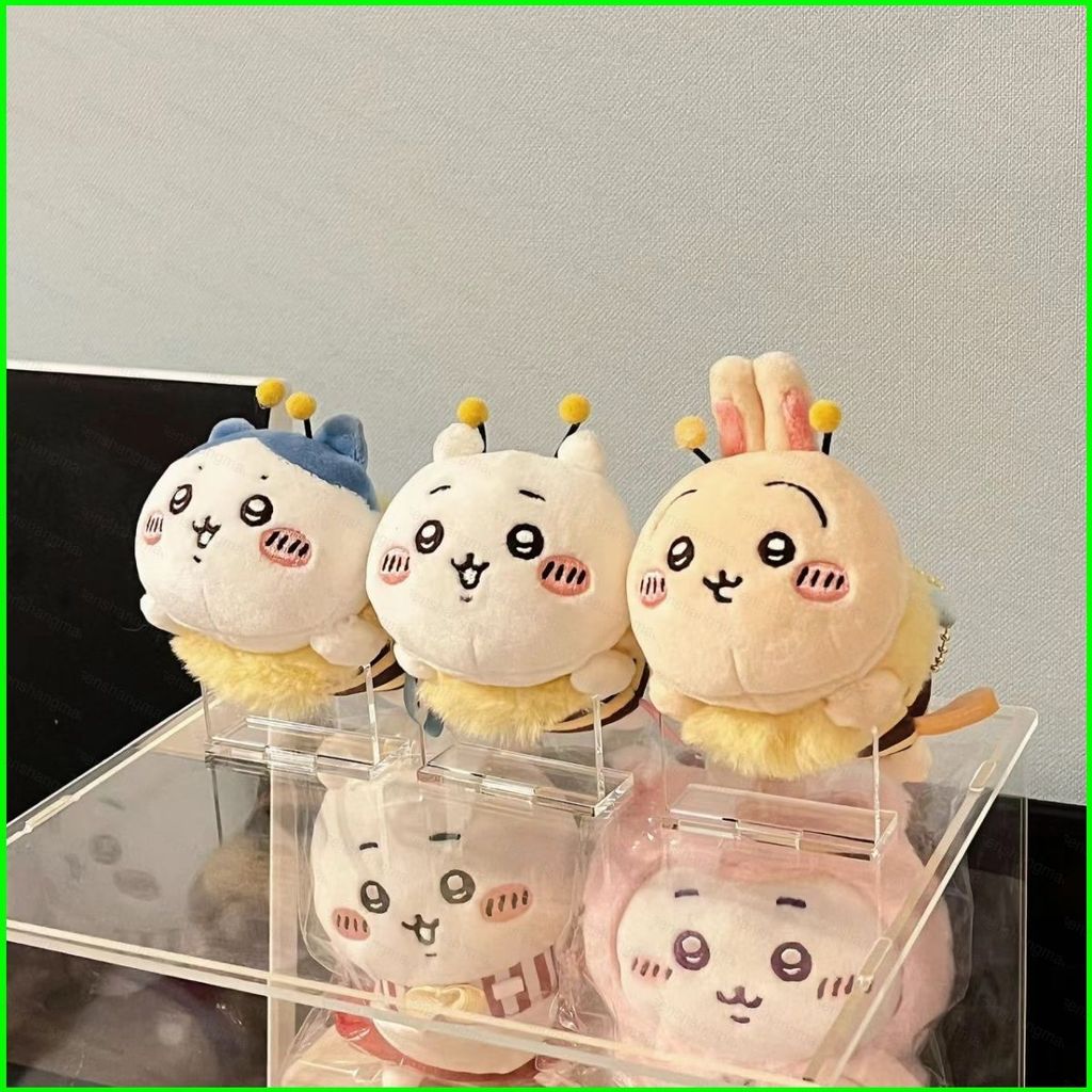 PS1 น่ารัก Chikawa Hachiware Usagi คอสเพลย์ Bee ตุ๊กตาตุ๊กตาของขวัญสําหรับสาวกระเป๋าจี้ตุ๊กตาของเล่น