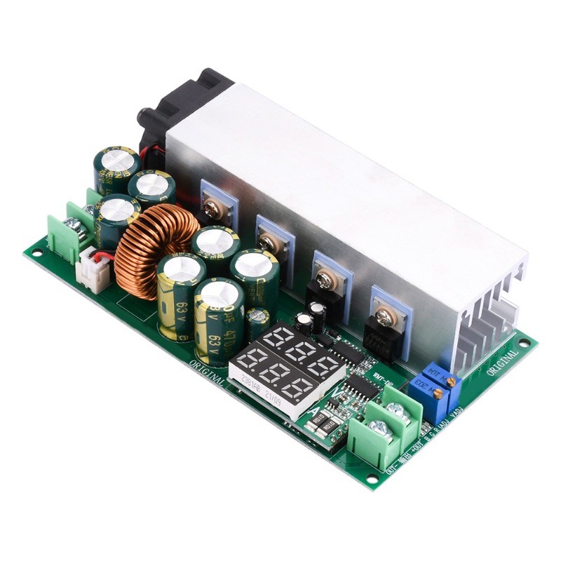 ZK DC-DC High Power 600W Step-Down Power Supply โมดูลพัดลม 12 V-80 V ถึง 2.5 V-50 V