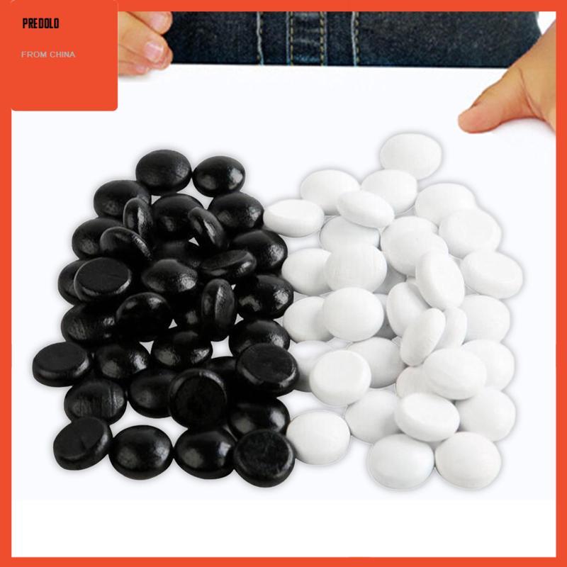 [Predolo] 70x Go Game Stones Go Chess Game Stones for Classic Strategy Baduk Strategy Board Games Go