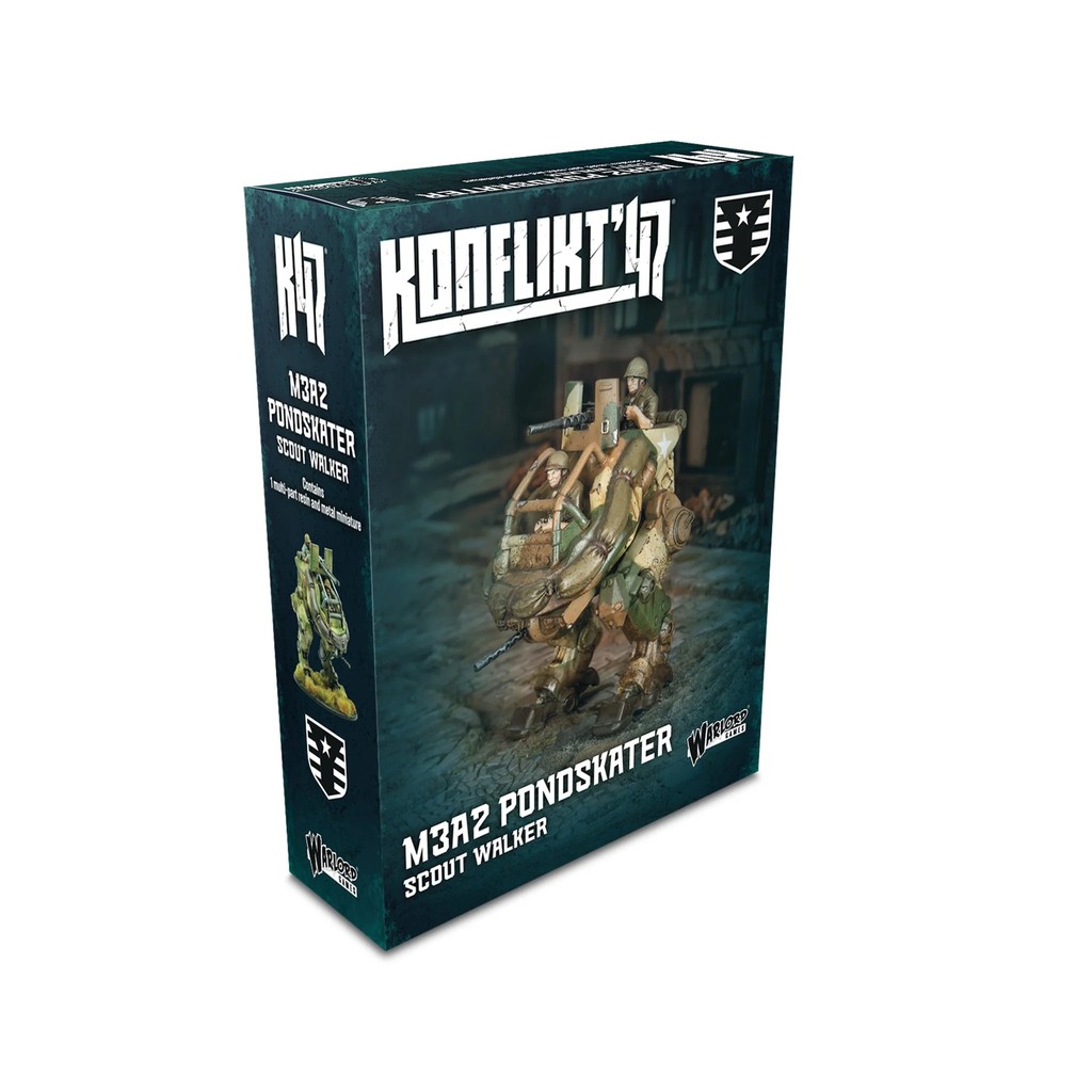 (พร้อมส่ง) Warlord Games: Konflikt 47 - United States M3A2 Pondskater Scout Walker (2025)