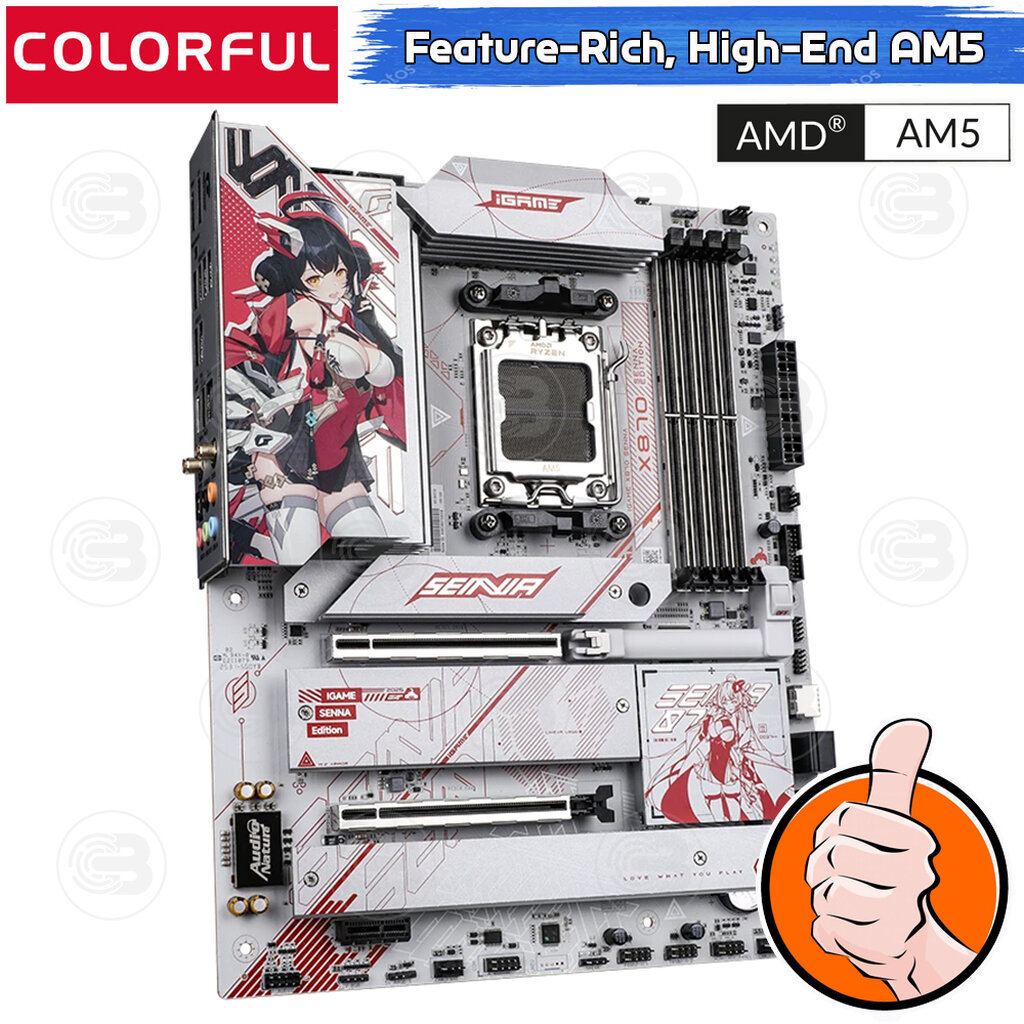 [CoolBlasterThai] COLORFUL MAINBOARD iGame X870 Senna V14 AMD AM5 DDR5 ATX ประกัน 3 ปี