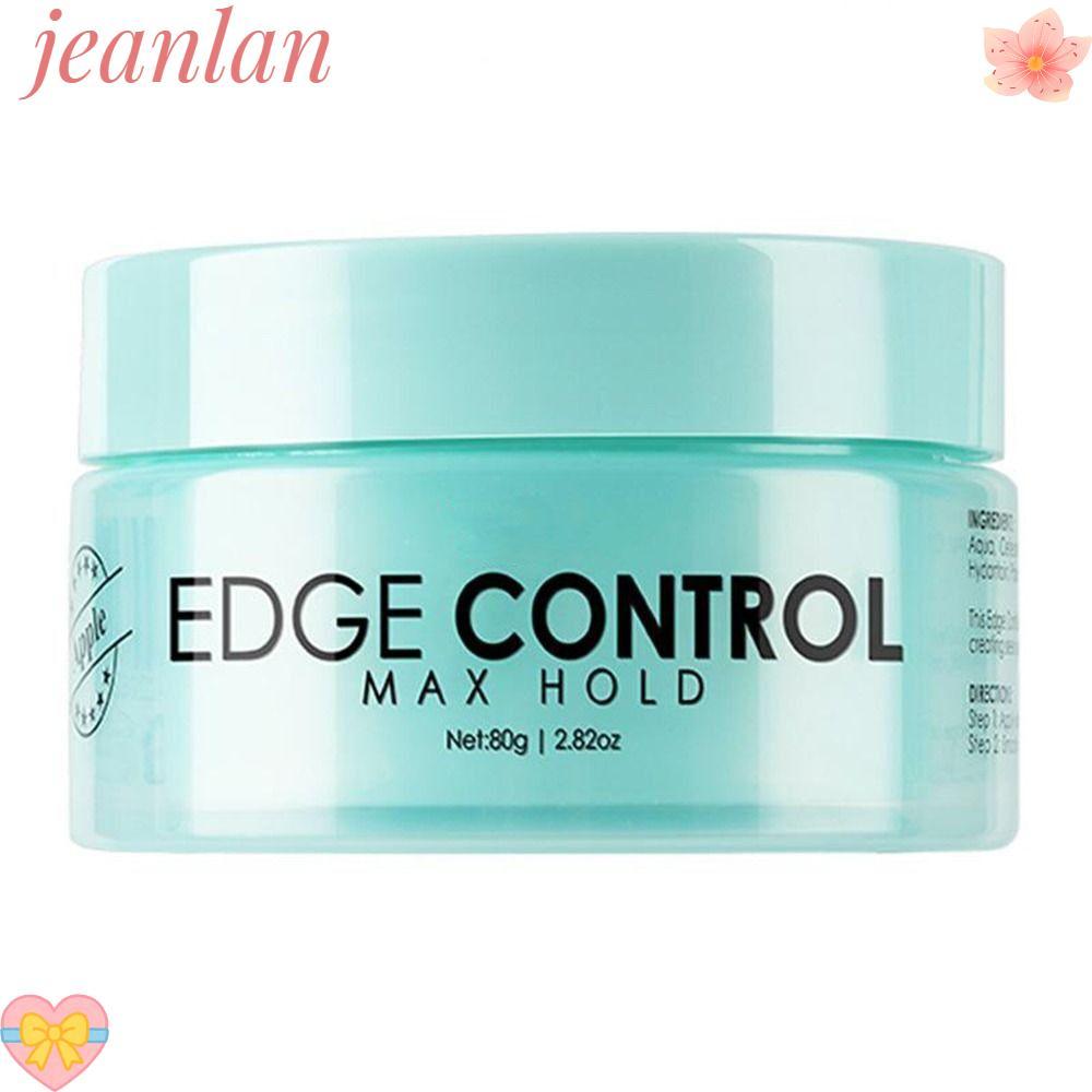 เจลจัดแต่งทรงผม JLAN ที่แข็งแกร่งถือ 2.82Oz Beard Edge Control Wax, Professional with Castor Oil Fruity Scent Long Lasting Edge Control Gel For All Hair Types