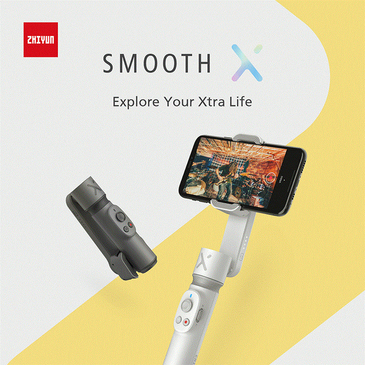 Zhiyun zhiyun smooth x Handheld Stabilizer smoothx หัวโทรศัพท์มือถือ Selfie Stick Live Broadcast Sta