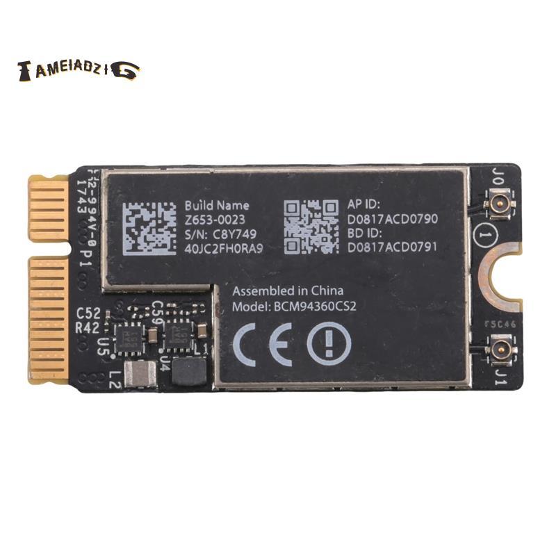 [คุณภาพ T]BCM94360CS2 การ์ดไร้สาย Wifi บลูทูธ 4.0 802.11Ac Hackintosh MacOS สําหรับ Air 11 นิ้ว A146