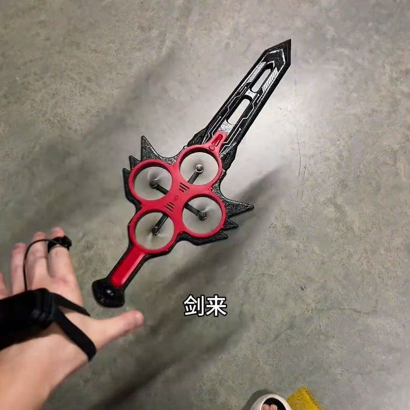 ดาบบิน Royal Sword เครื่องบิน Gesture Sensor ของเล่นที่ถูกระงับ Royal Sword รีโมทคอนโทรล Drone Flyin