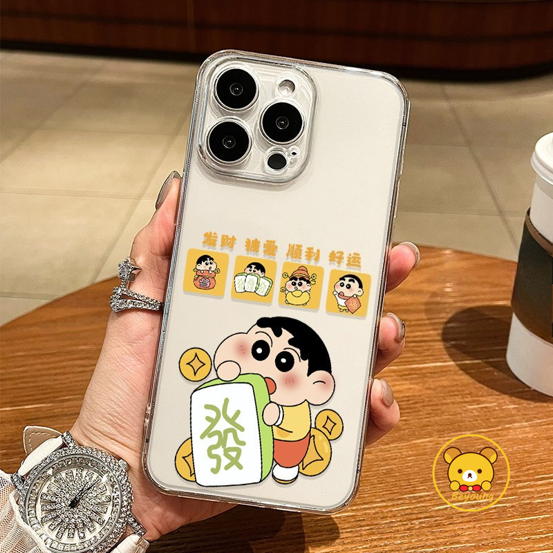 น่ารัก Crayon Shin-chan สําหรับ Huawei Nova Y91 Y90 Y73 Y72 Y71 Y70 Plus Y61 Y60 7i 7 Pro 6 SE 5T 5 