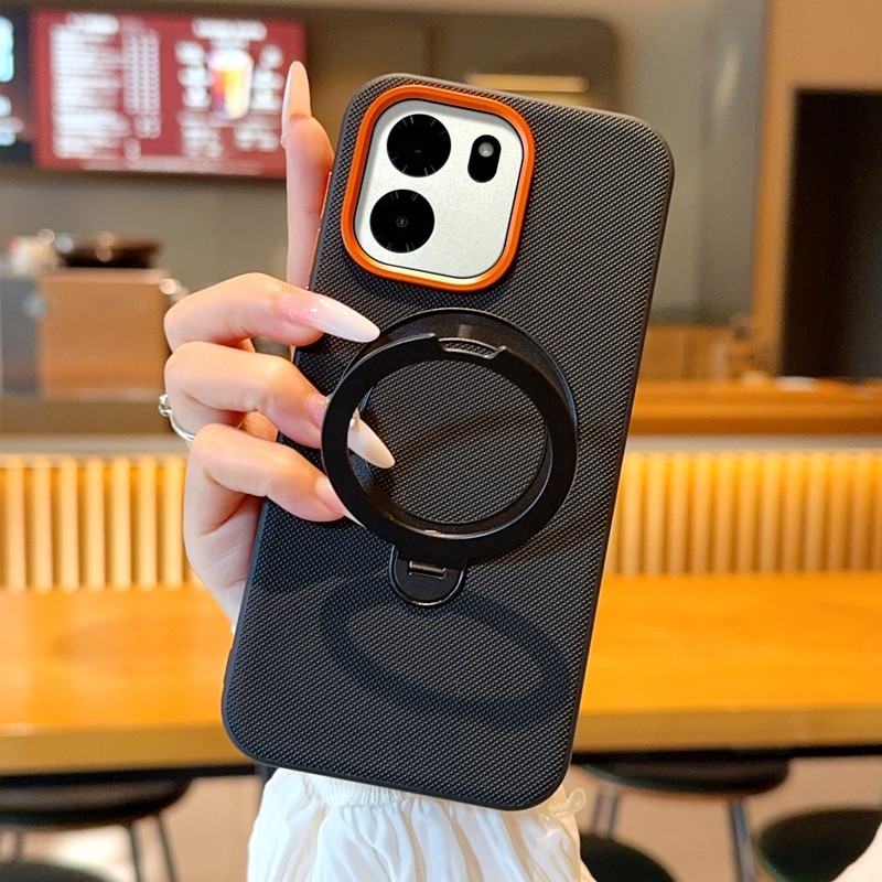 สําหรับ OPPO Oneplus 1+15 13T 13R 15R ACE 6 5 Pro Turbo 6V กรณีเกราะ Matte Hard PC + หนัง 360 วงเล็บ