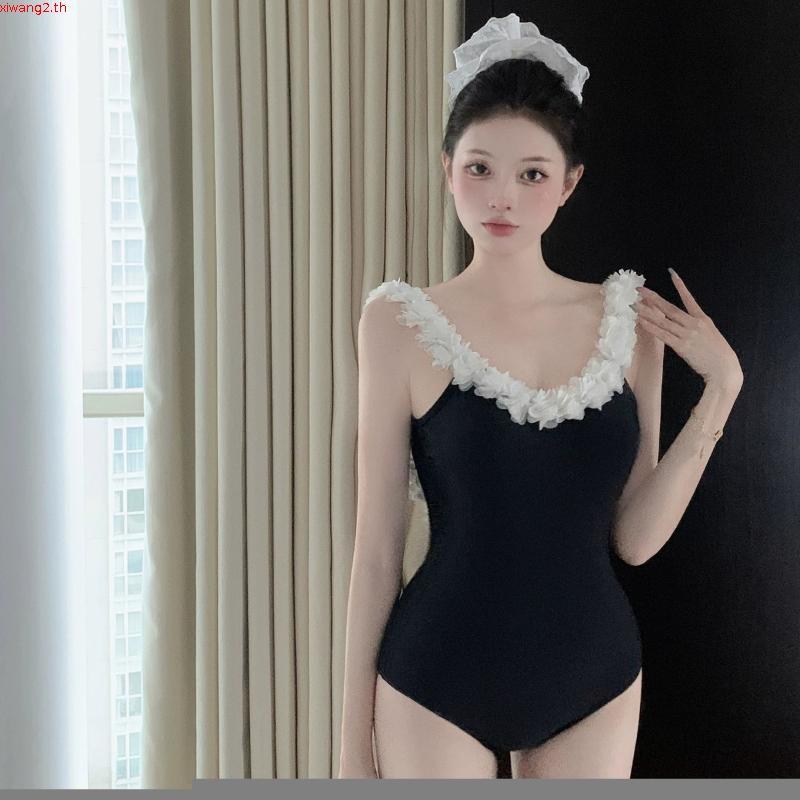 Hot Spring Backless Style Desire Small Chest2949New Style Swimsuit with Gathered Design Sweet Intern