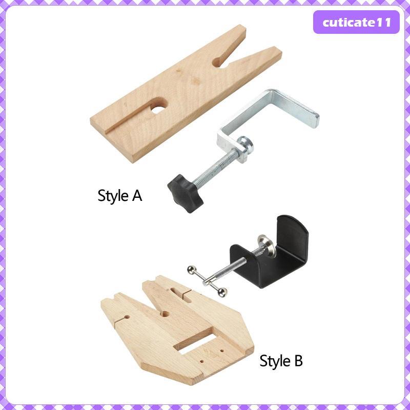 [Cuticate1] Bench Pin Clamp Set Bench Vice Jewelers Bench Adjustable Professional Jeweler Table Clam