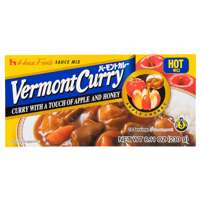 เฮ้าส์เวอมองต์แกงกะหรี่เผ็ดมาก 230กรัม House Vermont Very Curry 230g. [หมายเลขบาร์โค้ด 8850358042960]