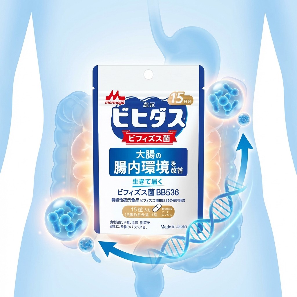 Morinaga Bifidus 30-Day Supply Bifidobacterium BB536 Functional Food