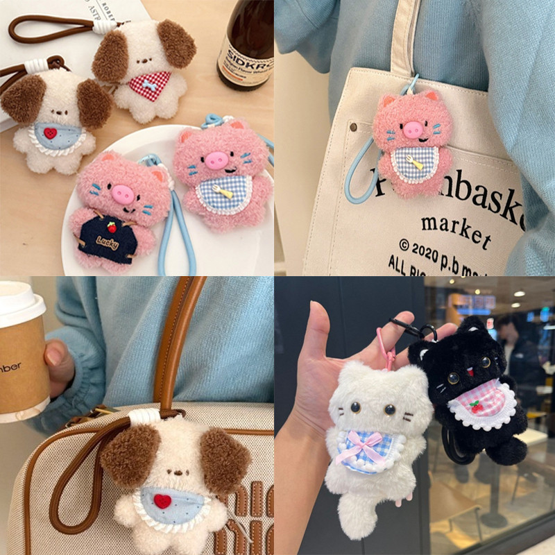 พร้อมส่ง จี้ตุ๊กตาสัตว์ขนาดเล็ก จี้กระเป๋าตุ๊กตา จี้ตุ๊กตาเป้สะพายหลัง แขวนกระเป๋าน่ารักมาก ของขวัญวันเกิด