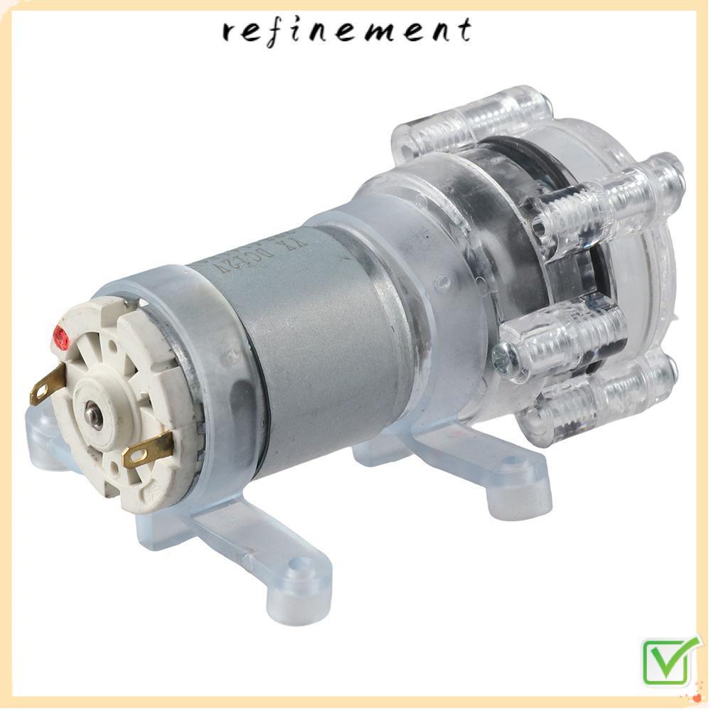 REFINEMENT Self Priming, DC 6V ถึง 12V เครื่องใช้ในบ้านปั๊มไดอะแฟรม, การไหลเวียนของน้ํา EK1970 R385 