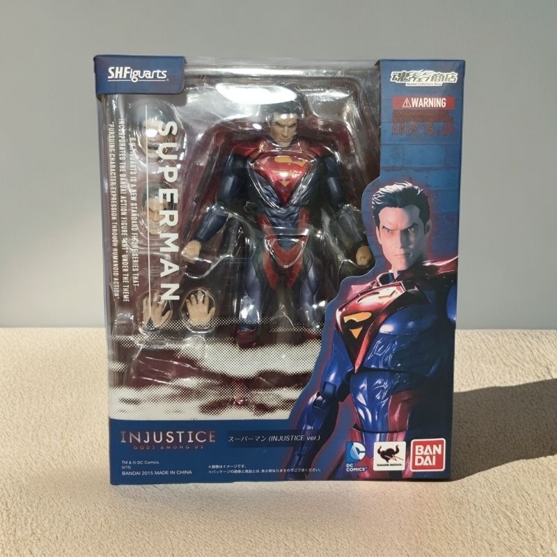 Bandai SHF DC Justice League Superman Injustice League Steel Body โมเดลฟิกเกอร์กันดั้ม