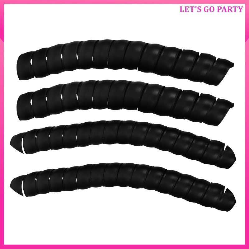 4pcs เกลียว Tree Guard Tree Trunk Protector เกลียว Tree Guards Replacing Tree Wraps ฝาครอบยืดหยุ่น T