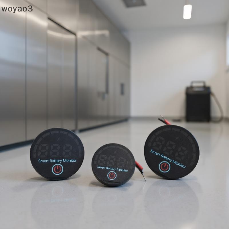 [WY3] Universal DC 7-55V รอบ LED ตัวบ่งชี้ระดับแบตเตอรี่ W Power-off หน่วยความจําฟังก์ชั่นจอแสดงผลระ