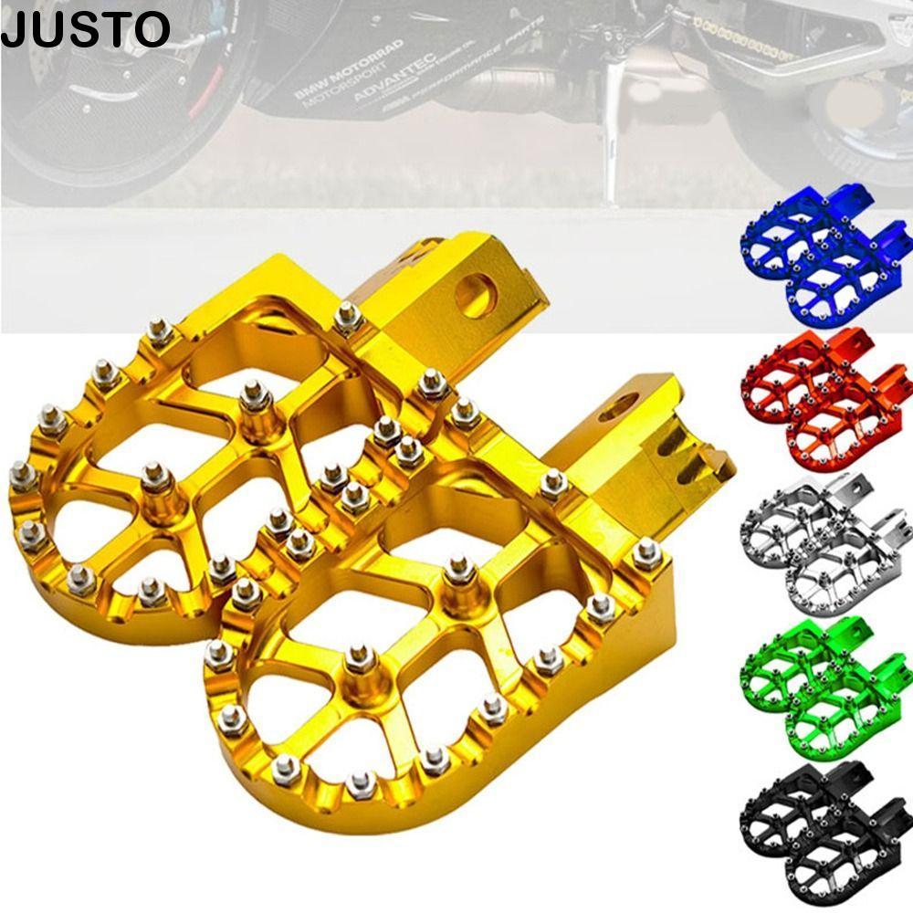 JUSTO หมุดเท้า Dirt Bike CNC|REST Pedal Footpegs Rest, ทนทานเหยียบ CNC สําหรับ MX 650 500 MX650 MX50